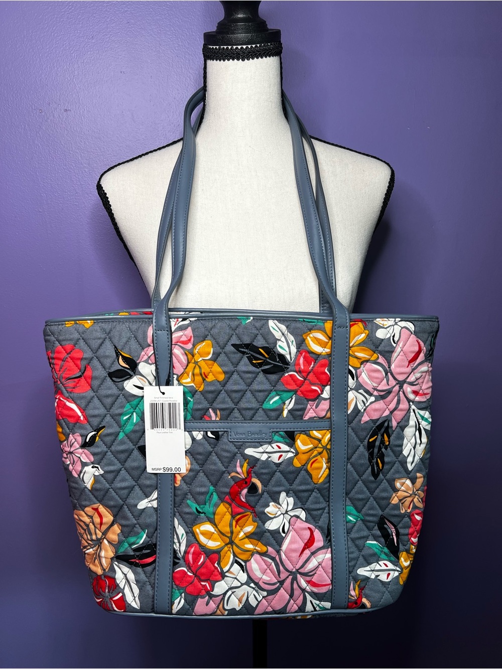 Costal Paradise Small Trimmed Vera- Vera Bradley